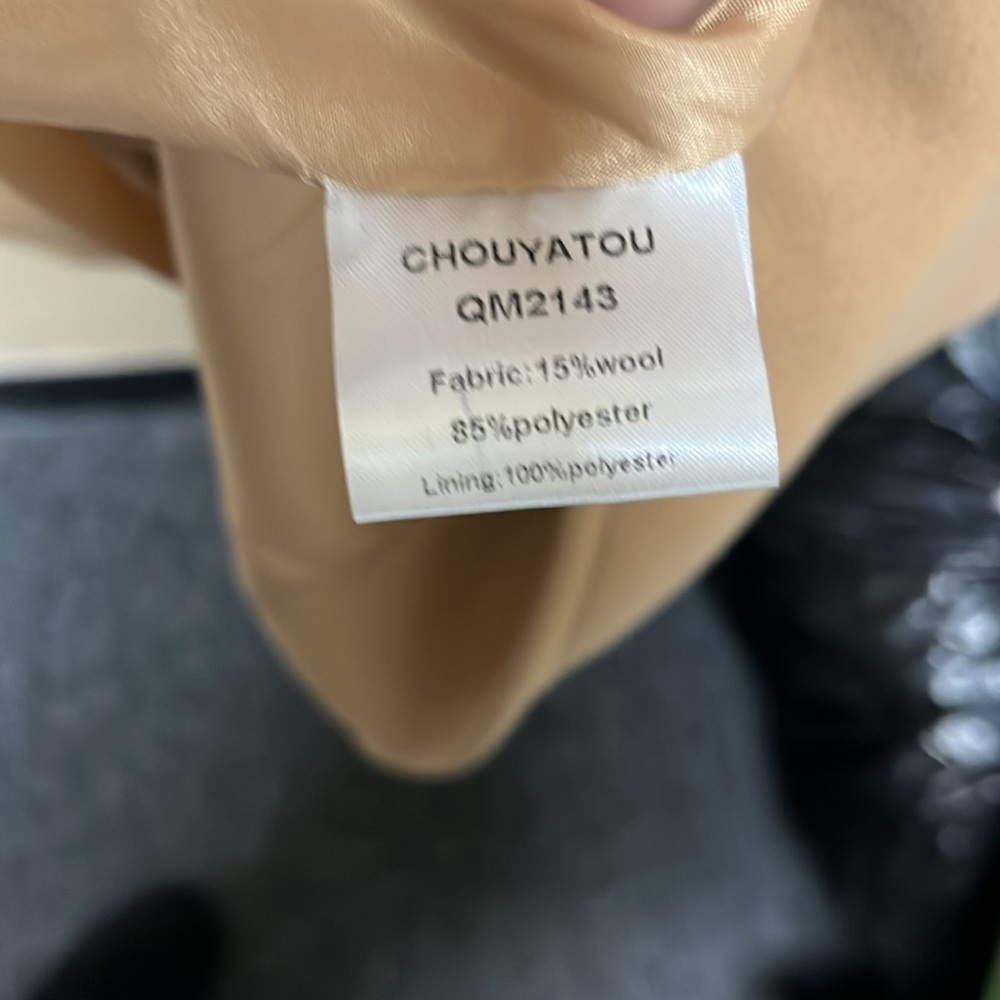 CHOUYATOU wool blend long coat. - Picture 3 of 5